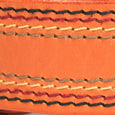 English Bridle Leather Stitched Belt Stitch Detail