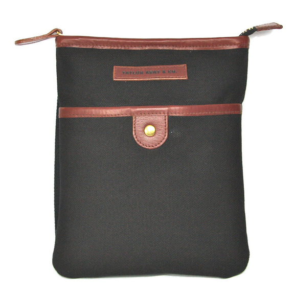 Taylor Kent Canvas Day Bag in Black