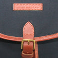 Taylor Kent Canvas Rucksack in Navy Fastening Detail
