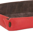 Taylor Kent & Co Desk Tidy / Coin Tray in Red Detail
