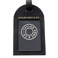 Taylor Kent & Co Luggage Tag in Black Detail