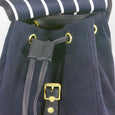 Taylor Kent & Co Suede Rucksack in Navy Detail