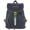 Taylor Kent & Co Suede Rucksack in Navy