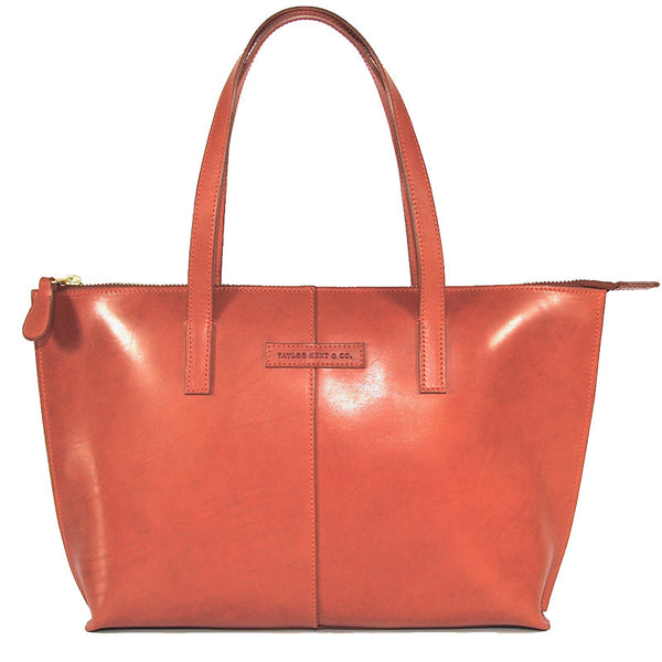 Taylor Kent English Bridle Leather Tote Bag in Tan