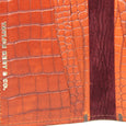 Taylor Kent English Leather Credit Card Holder in Tan Detail