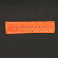 Taylor Kent Canvas Washbag in Black Logo Detail