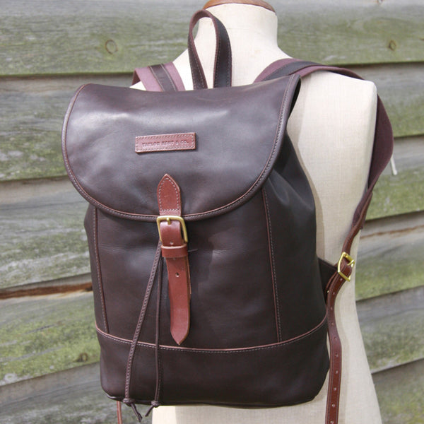 Luxury Leather Rucksack in Black or Brown - Taylor Kent & Co – Taylor ...