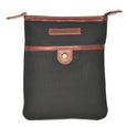 Taylor Kent Canvas Day Bag in Black