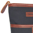 Taylor Kent Canvas Day Bag in Navy Detail