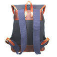 Taylor Kent Canvas Rucksack in Navy Back View
