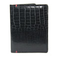 Taylor Kent English Leather Credit Card Holder in Black Closed