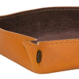 Taylor Kent & Co Desk Tidy / Coin Tray in Tan Detail