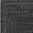 Taylor Kent & Co Bridle Leather Credit Card Holders in Black Croc Print Detail 2