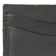 Taylor Kent & Co Bridle Leather Credit Card Holders in Black Plain Detail