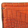 Taylor Kent English Leather Wallet in Tan Open Detail Inside