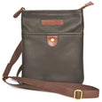 Taylor Kent & Co Leather Day Bag / iPad Case in Dark Brown