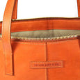 Taylor Kent English Bridle Leather Tote Bag in Tan Detail 2