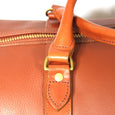 Taylor Kent & Co Leather Holdall in Tan Detail 2