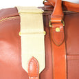 Taylor Kent & Co Leather Holdall in Tan Detail