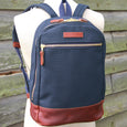 Taylor Kent Canvas Backpack in Navy