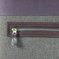 Taylor Kent & Co Tweed Rucksack Exterior Zip Pocket Detail