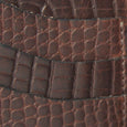 Taylor Kent English Leather Wallet in Chocolate Brown Open Detail