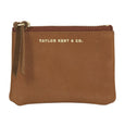 Taylor Kent & Co Coin Purse in Tan